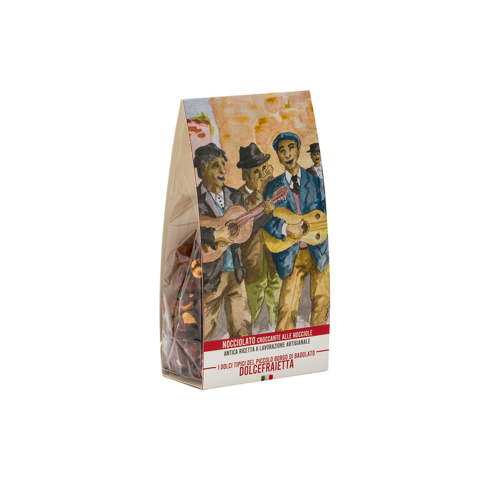 Knusprige Haselnuss-Karamellstücke «Nocciolato»